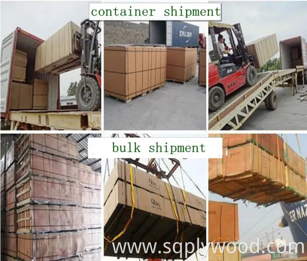 Versatile 12mm and 18mm Waterproof for Interior and Exterior Use Melamine Plywood Sheets